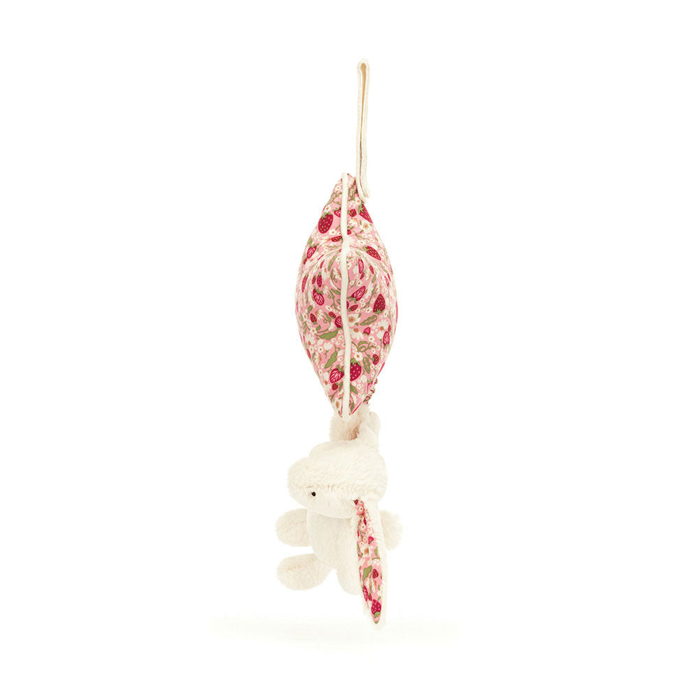 Blossom Cream Bunny 'Berry' Musical Pull