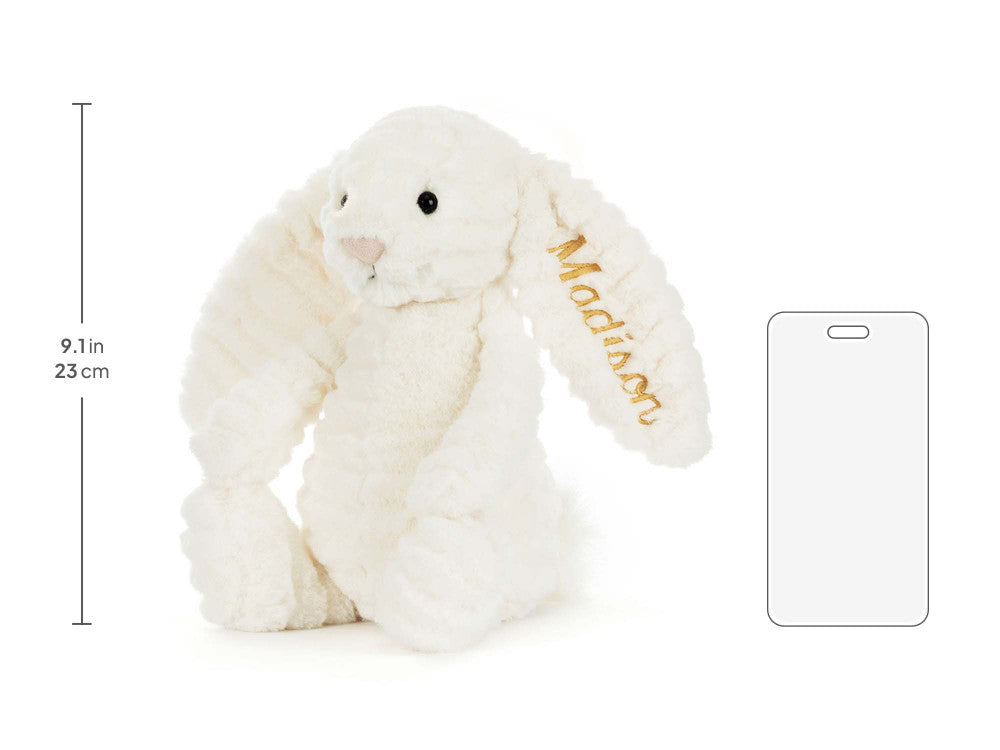Personalized Bashful Luxe Bunny Nimbus